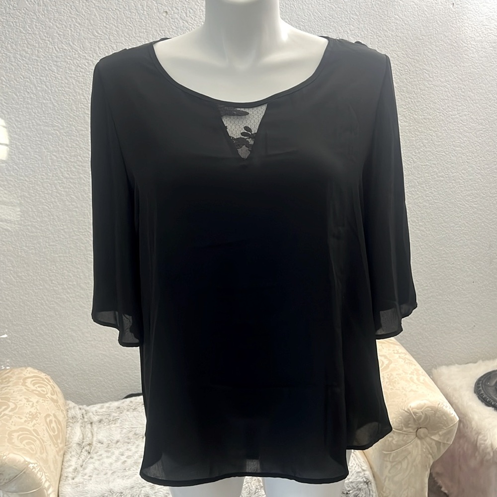 Lace Back Blouse